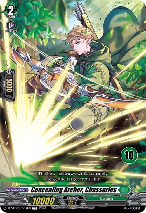 Concealing Archer, Chassarles (10) (DZ-TD05/007EN) [Start Up Trial Deck: Stoicheia] - PokeCharles PokeStore
