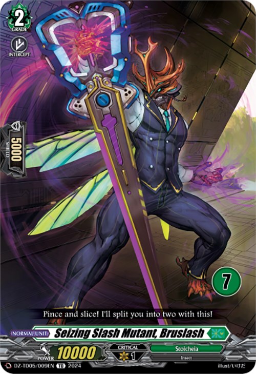 Seizing Slash Mutant, Bruslash (7) (DZ-TD05/009EN) [Start Up Trial Deck: Stoicheia] - PokeCharles PokeStore