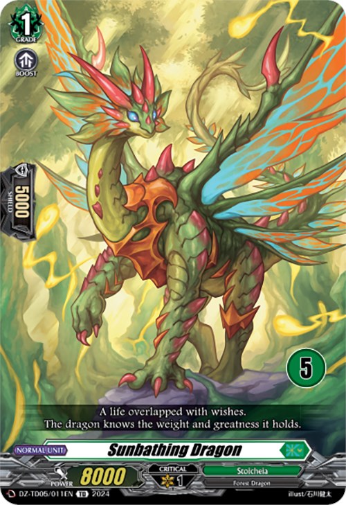 Sunbathing Dragon (5) (DZ-TD05/011EN) [Start Up Trial Deck: Stoicheia] - PokeCharles PokeStore