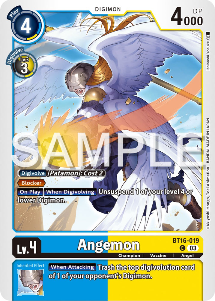 Angemon [BT16-019] [Beginning Observer] - PokeCharles PokeStore