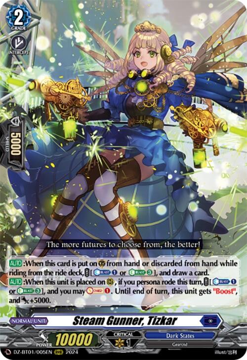 Steam Gunner, Tizkar (DZ-BT01/005EN) [Fated Clash] - PokeCharles PokeStore
