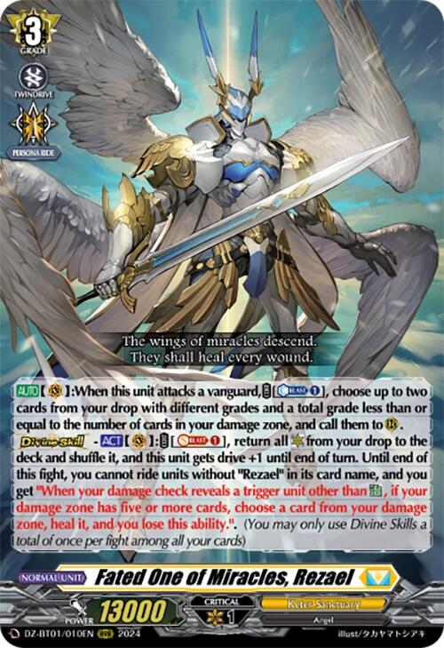 Fated One of Miracles, Rezael (DZ-BT01/010EN) [Fated Clash] - PokeCharles PokeStore