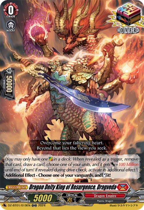 Dragon Deity King of Resurgence, Dragveda (ORR) (DZ-BT01/019EN) [Fated Clash] - PokeCharles PokeStore