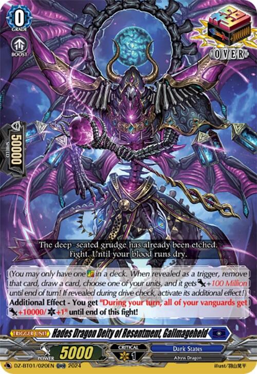 Hades Dragon Deity of Resentment, Gallmageheld (ORR) (DZ-BT01/020EN) [Fated Clash] - PokeCharles PokeStore