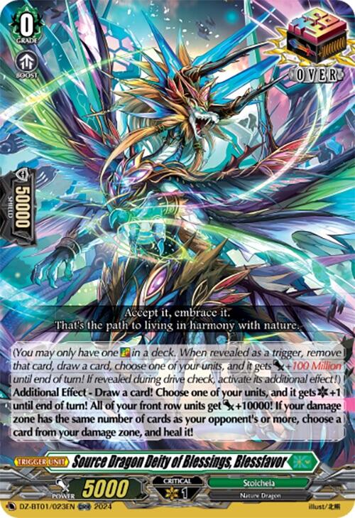 Source Dragon Deity of Blessings, Blessfavor (ORR) (DZ-BT01/023EN) [Fated Clash] - PokeCharles PokeStore