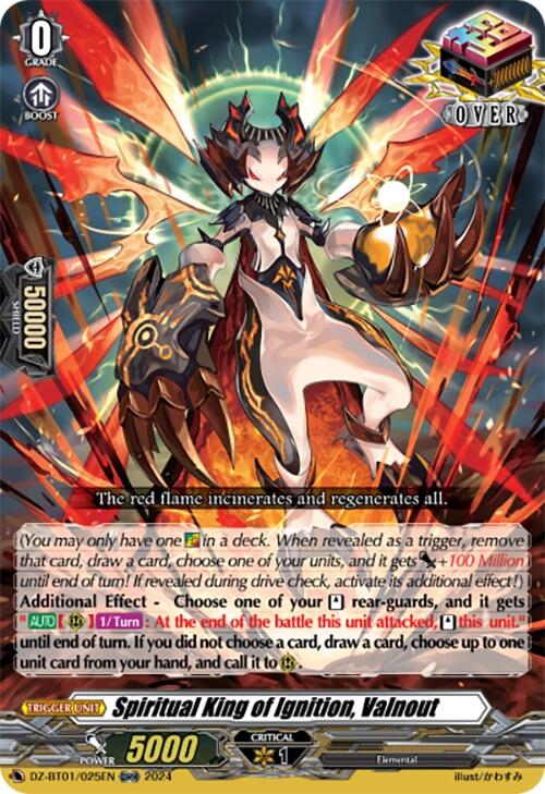 Spiritual King of Ignition, Valnout (ORR) (DZ-BT01/025EN) [Fated Clash] - PokeCharles PokeStore