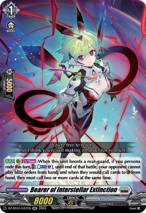 Bearer of Interstellar Extinction (DZ-BT01/037EN) [Fated Clash] - PokeCharles PokeStore