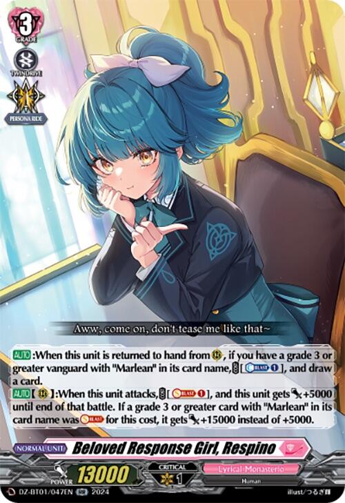Beloved Response Girl, Respino (DZ-BT01/047EN) [Fated Clash] - PokeCharles PokeStore