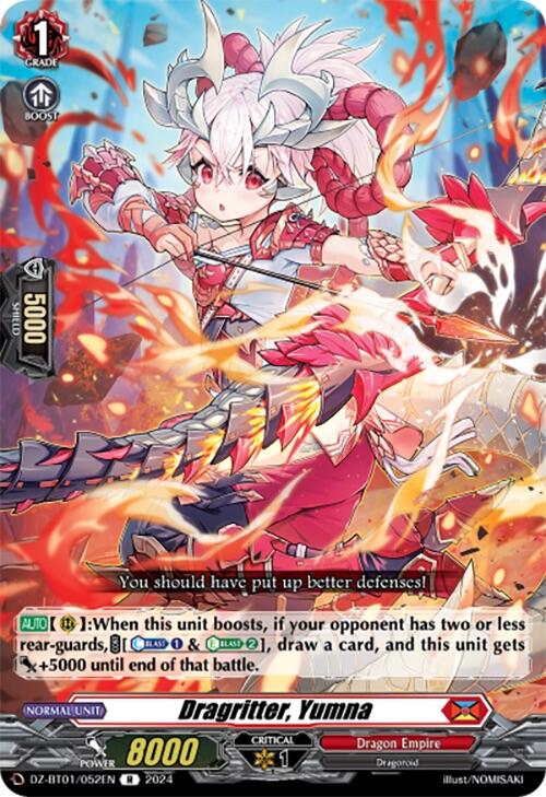 Dragritter, Yumna (DZ-BT01/052EN) [Fated Clash] - PokeCharles PokeStore