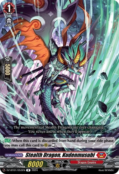 Stealth Dragon, Kudenmusubi (DZ-BT01/053EN) [Fated Clash] - PokeCharles PokeStore
