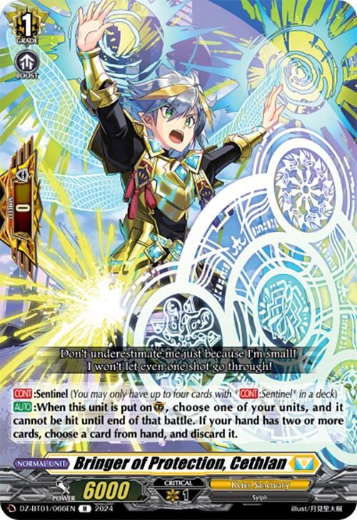 Bringer of Protection, Cethlan (DZ-BT01/066EN) [Fated Clash] - PokeCharles PokeStore