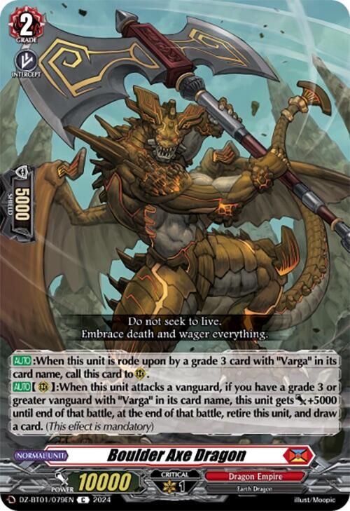Boulder Axe Dragon (DZ-BT01/079EN) [Fated Clash] - PokeCharles PokeStore