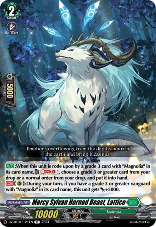 Mercy Sylvan Horned Beast, Lattice (DZ-BT01/121EN) [Fated Clash] - PokeCharles PokeStore