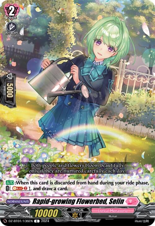Rapid-growing Flowerbed, Selin (DZ-BT01/136EN) [Fated Clash] - PokeCharles PokeStore