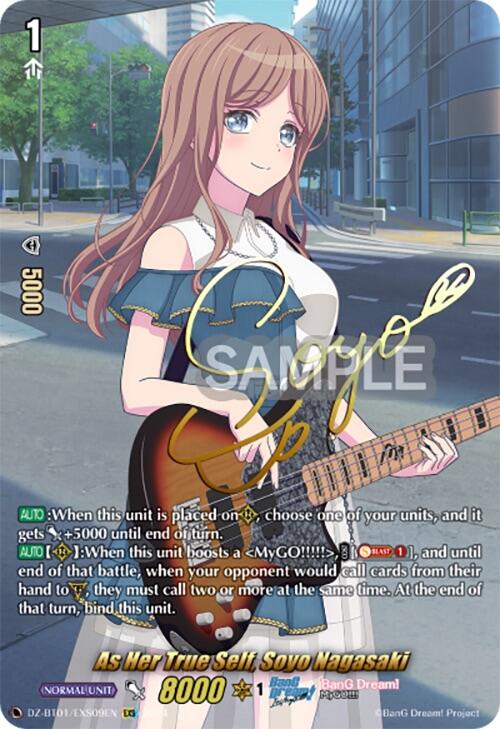 As Her True Self, Soyo Nagasaki (EXS) (DZ-BT01/EXS09EN) [Fated Clash] - PokeCharles PokeStore