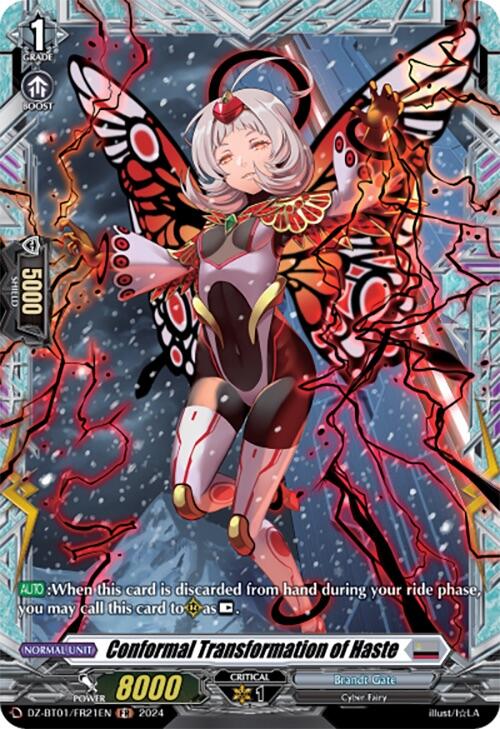 Conformal Transformation of Haste (FR) (DZ-BT01/FR21EN) [Fated Clash] - PokeCharles PokeStore
