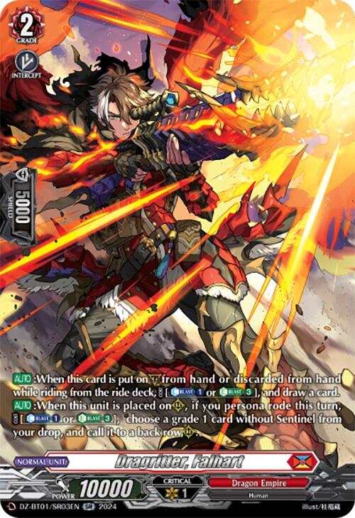 Dragritter, Falhart (SR) (DZ-BT01/SR03EN) [Fated Clash] - PokeCharles PokeStore
