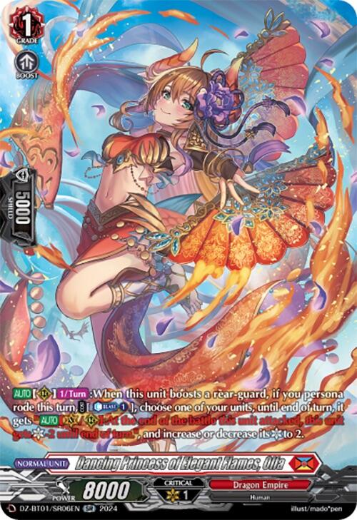 Dancing Princess of Elegant Flames, Olfa (SR) (DZ-BT01/SR06EN) [Fated Clash] - PokeCharles PokeStore