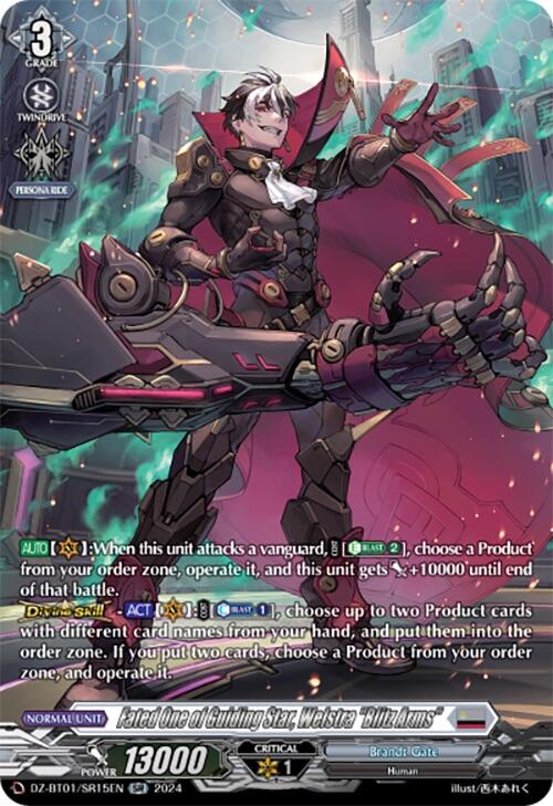 Fated One of Guiding Star, Welstra "Blitz Arms" (SR) (DZ-BT01/SR15EN) [Fated Clash] - PokeCharles PokeStore