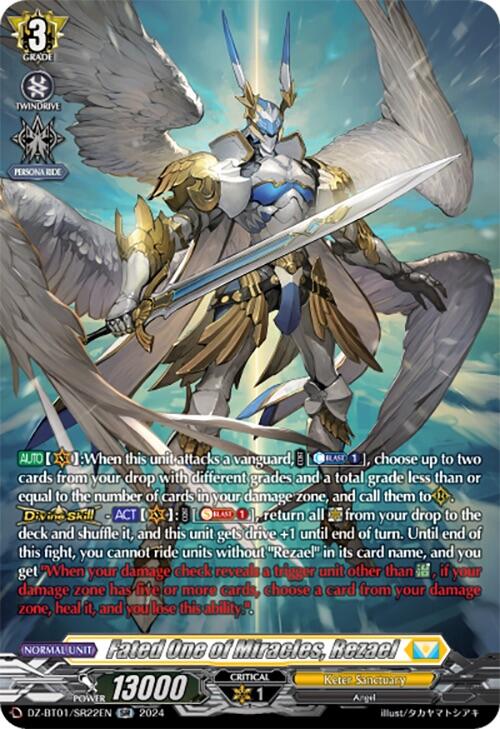 Fated One of Miracles, Rezael (SR) (DZ-BT01/SR22EN) [Fated Clash] - PokeCharles PokeStore