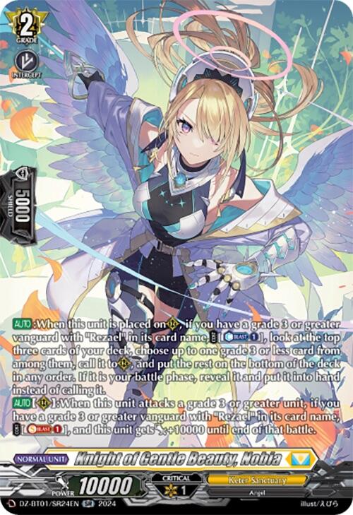 Knight of Gentle Beauty, Nobia (SR) (DZ-BT01/SR24EN) [Fated Clash] - PokeCharles PokeStore