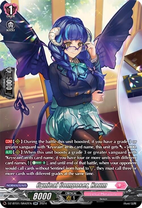 Cynical Composer, Raum (SR) (DZ-BT01/SR42EN) [Fated Clash] - PokeCharles PokeStore