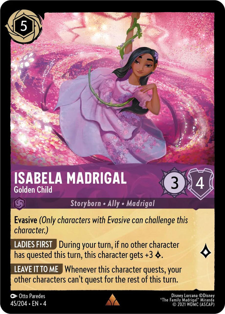 Isabela Madrigal - Golden Child (45/204) [Ursula's Return] - PokeCharles PokeStore