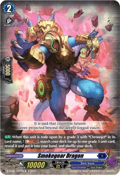 Smokegear Dragon (D-SS02/002EN) [Stride Deckset -Chronojet-] - PokeCharles PokeStore