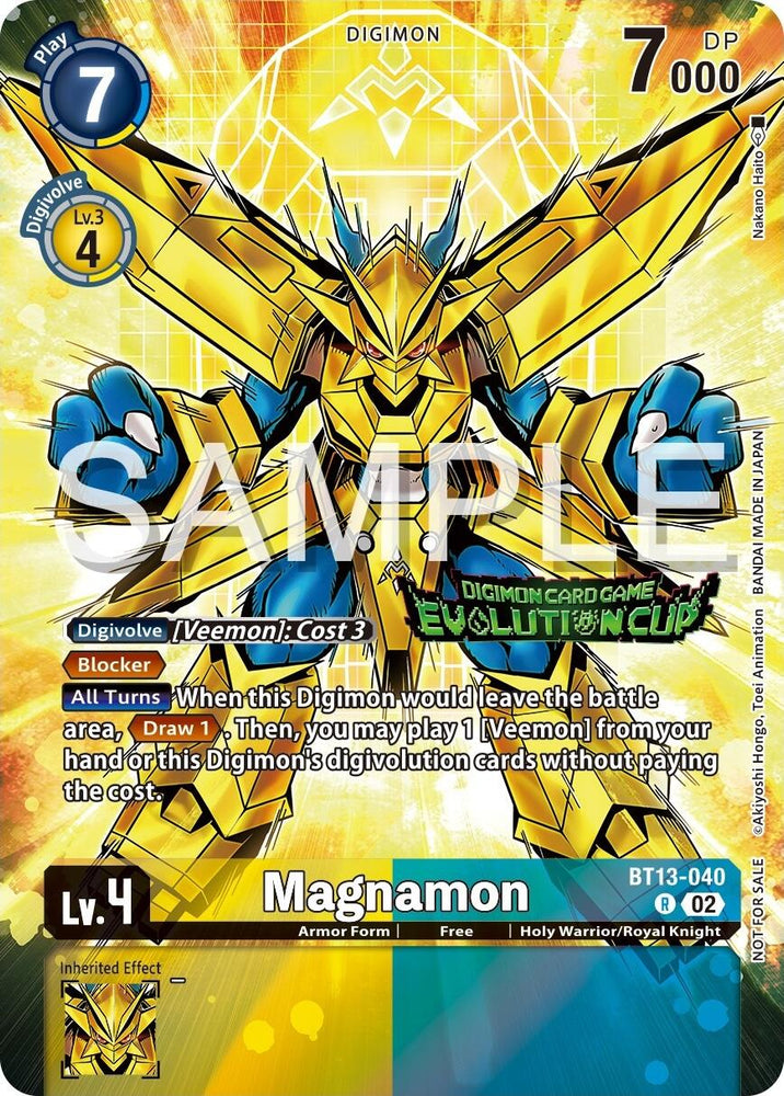 Magnamon [BT13-040] (2024 Evolution Cup) [Versus Royal Knights Booster Promos] - PokeCharles PokeStore