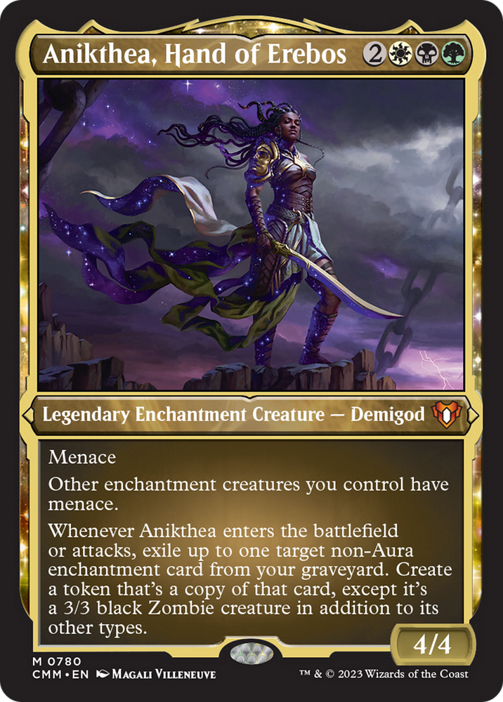 Anikthea, Hand of Erebos (Display Commander) (Foil Etched) [Commander Masters] - PokeCharles PokeStore