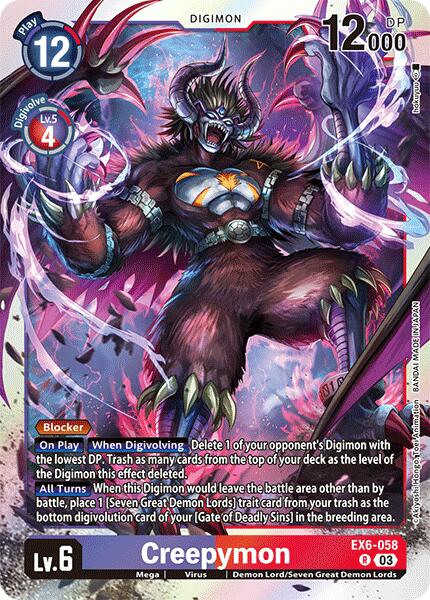Creepymon [EX6-058] [Infernal Ascension] - PokeCharles PokeStore