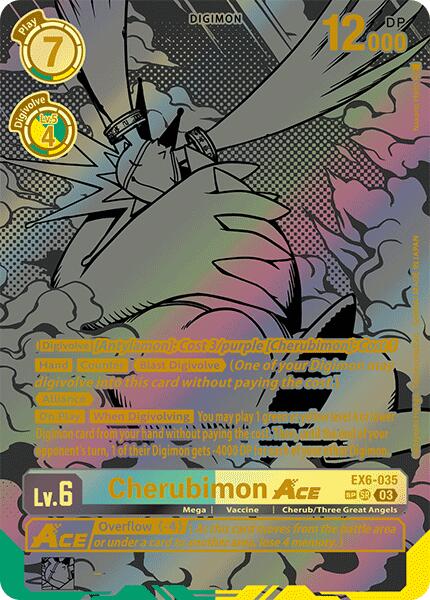 Cherubimon ACE [EX6-035] (Textured) [Infernal Ascension] - PokeCharles PokeStore