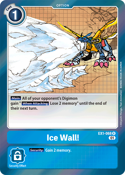 Ice Wall! [EX1-068] [Classic Collection] - PokeCharles PokeStore