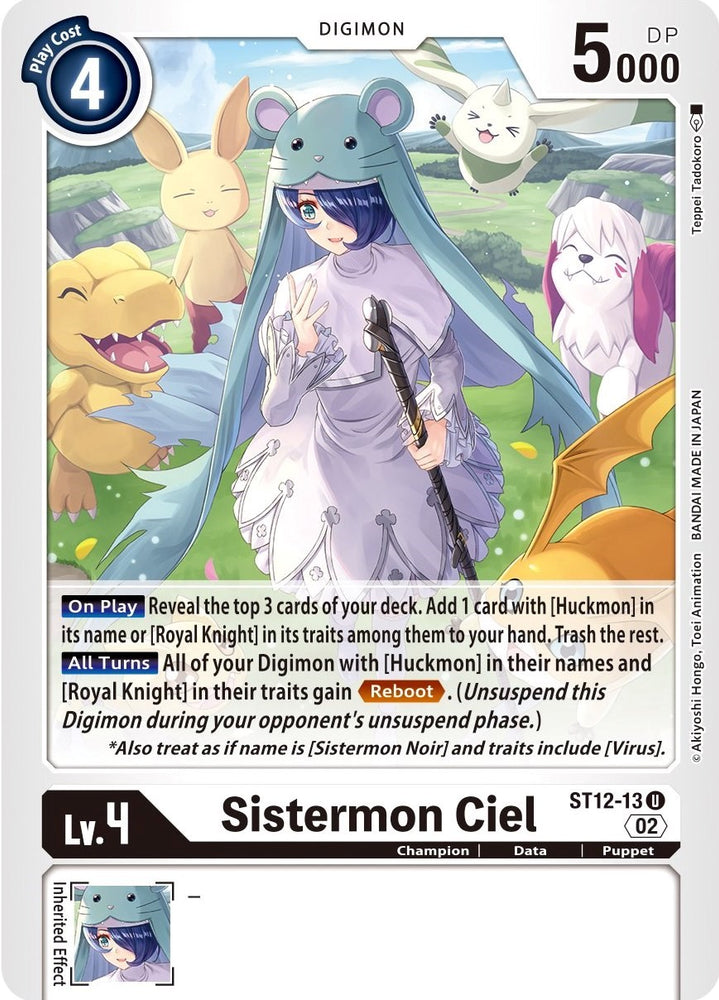 Sistermon Ciel [ST12-13] [Starter Deck: Jesmon] - PokeCharles PokeStore