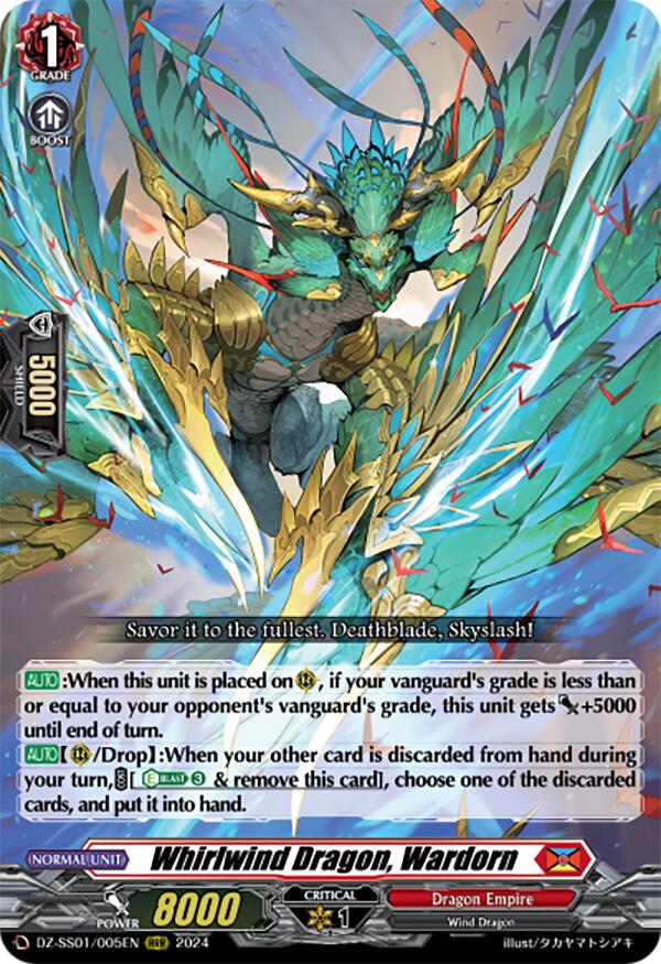 Whirlwind Dragon, Wardorn (DZ-SS01/005EN) [Festival Booster 2024] - PokeCharles PokeStore