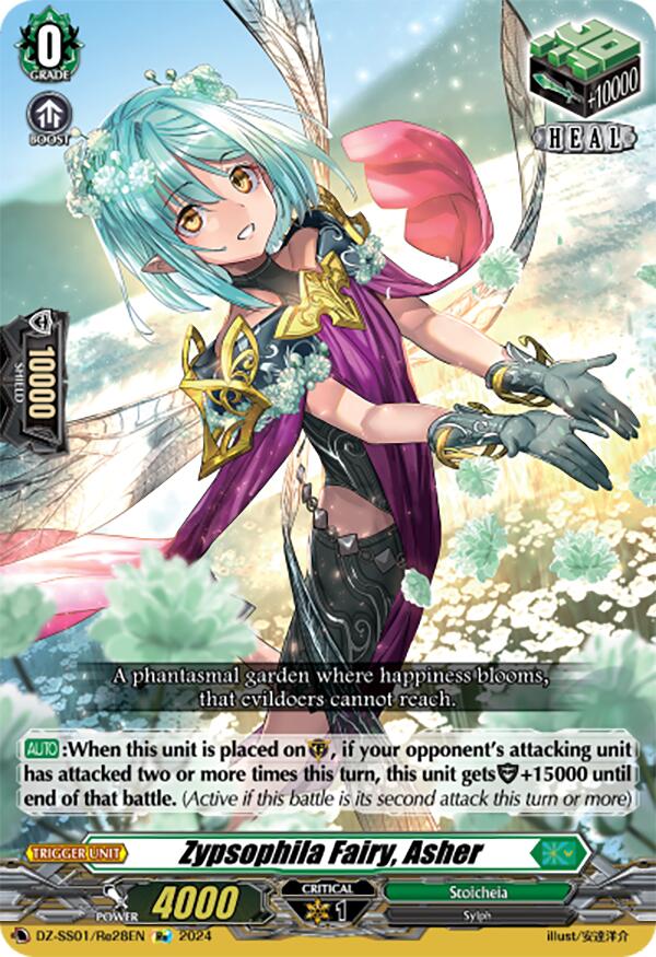 Zypsophila Fairy, Asher (DZ-SS01/Re28EN) [Festival Booster 2024] - PokeCharles PokeStore