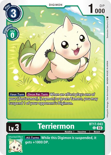 Terriermon [BT17-043] [Secret Crisis] - PokeCharles PokeStore