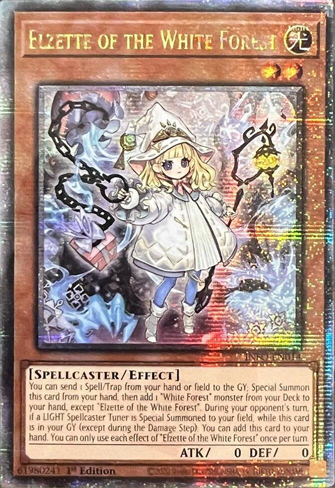 Elzette of the White Forest (Quarter Century Secret Rare) [INFO-EN014] Quarter Century Secret Rare - PokeCharles PokeStore