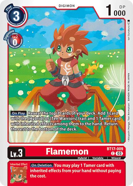 Flamemon [BT17-009] [Secret Crisis] - PokeCharles PokeStore