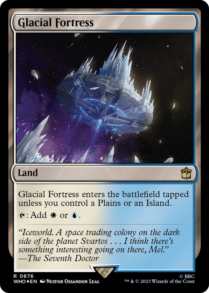 Glacial Fortress (Surge Foil) [Doctor Who] - PokeCharles PokeStore