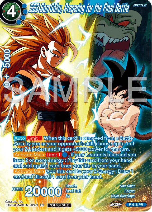 SS3 Son Goku, Preparing for the Final Battle (Full Art) (Deluxe Pack 2024 Vol.2) (P-618) [Promotion Cards] - PokeCharles PokeStore