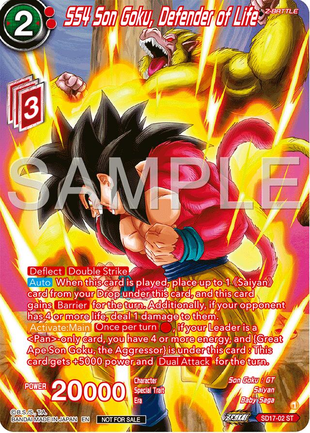 SS4 Son Goku, Defender of Life (Premium Alt-Art Card Set 2024 Vol.2) (SD17-02) [Promotion Cards] - PokeCharles PokeStore
