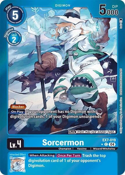 Sorcermon [EX7-019] (Foil) [Digimon LIBERATOR] - PokeCharles PokeStore