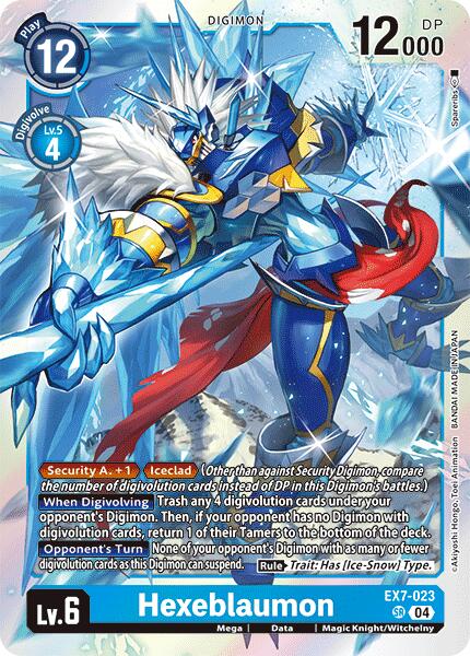 Hexeblaumon [EX7-023] [Digimon LIBERATOR] - PokeCharles PokeStore