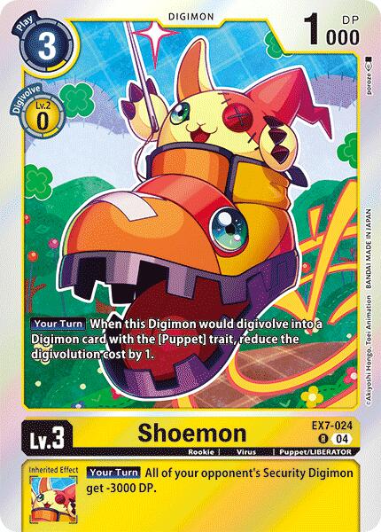 Shoemon [EX7-024] [Digimon LIBERATOR] - PokeCharles PokeStore
