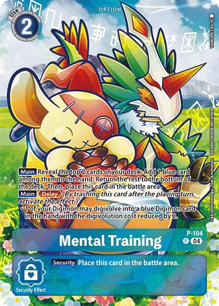 Mental Training [P-104] (Starter Deck 18 Exclusive) [Starter Deck: Guardian Vortex Promos] - PokeCharles PokeStore