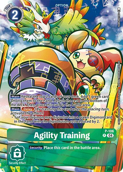 Agility Training [P-106] (Starter Deck 19 Exclusive) [Starter Deck: Fable Waltz Promos] - PokeCharles PokeStore