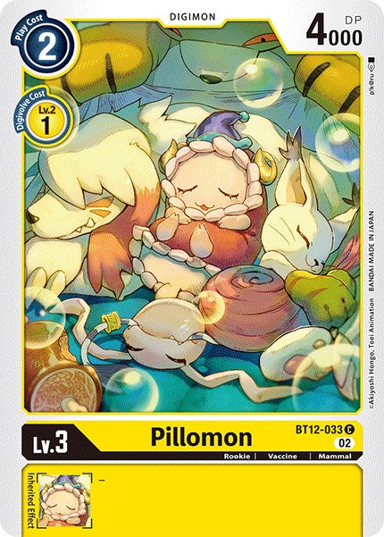 Pillomon [BT12-033] [Across Time] - PokeCharles PokeStore