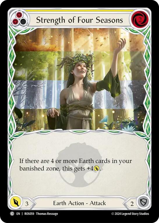 Strength of Four Seasons (Yellow) [ROS059] (Rosetta) - PokeCharles PokeStore