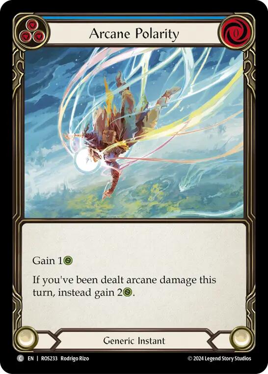 Arcane Polarity (Blue) [ROS233] (Rosetta)  Rainbow Foil - PokeCharles PokeStore